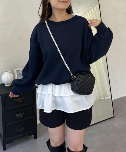 背面金屬裝飾加絨衛衣