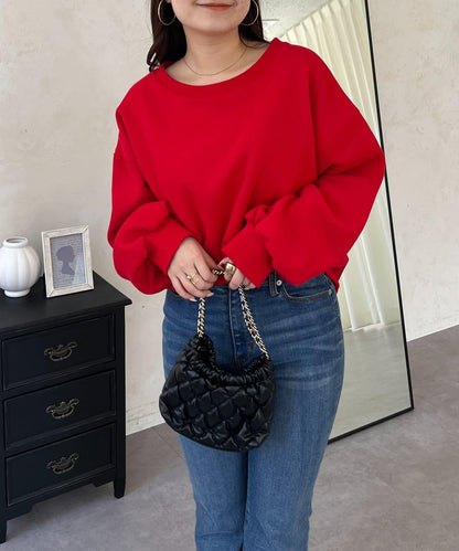 背面金屬裝飾加絨衛衣