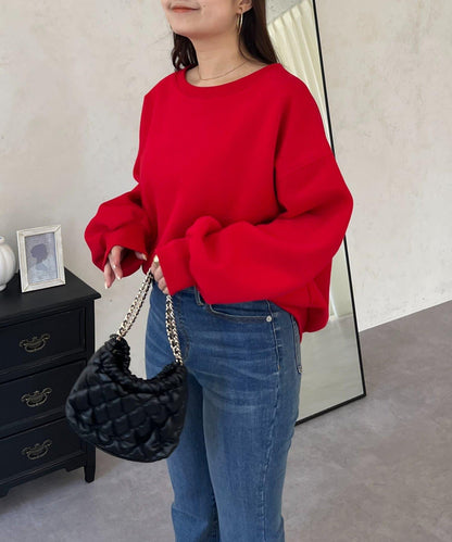 背面金屬裝飾加絨衛衣