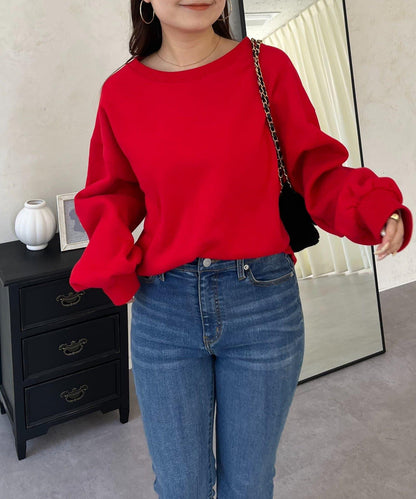 背面金屬裝飾加絨衛衣