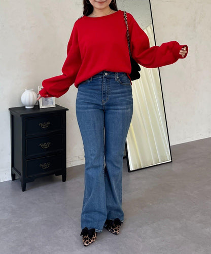 背面金屬裝飾加絨衛衣