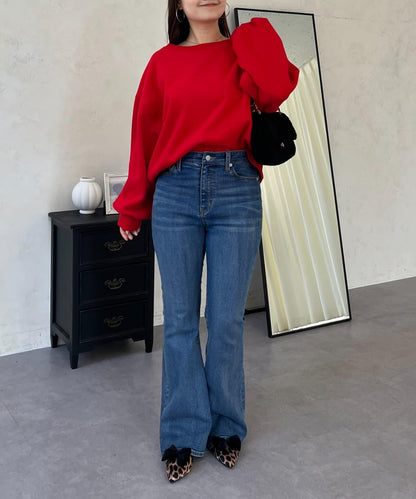 背面金屬裝飾加絨衛衣