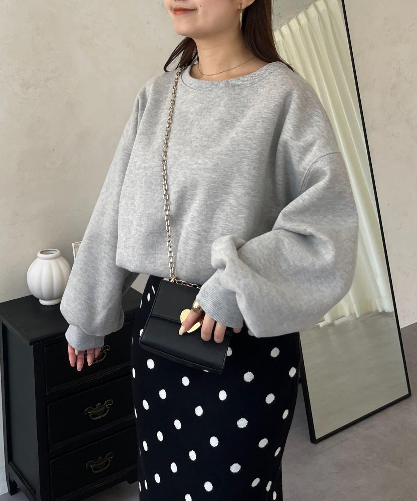 背面金屬裝飾加絨衛衣