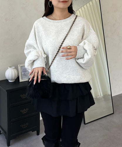 背面金屬裝飾加絨衛衣