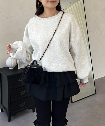 背面金屬裝飾加絨衛衣