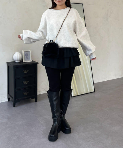 背面金屬裝飾加絨衛衣