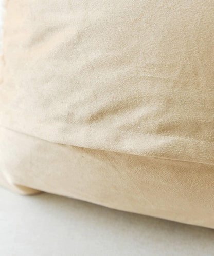 ボリュームボアクッションカバー:45×45cm/チェックとモコモコ