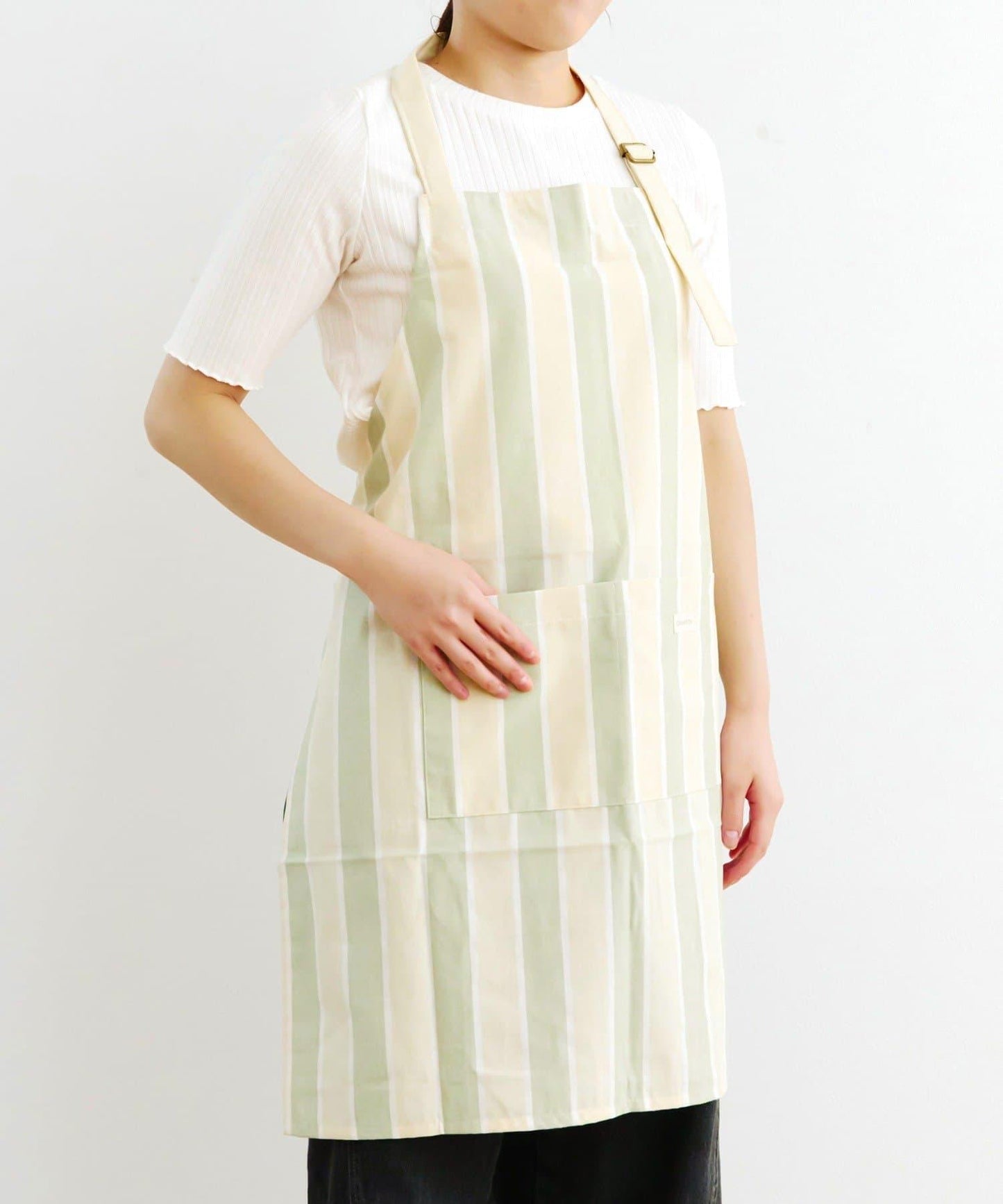 ダブルストライプエプロン