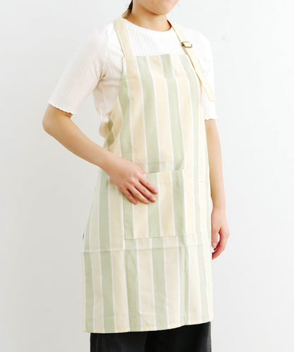 ダブルストライプエプロン