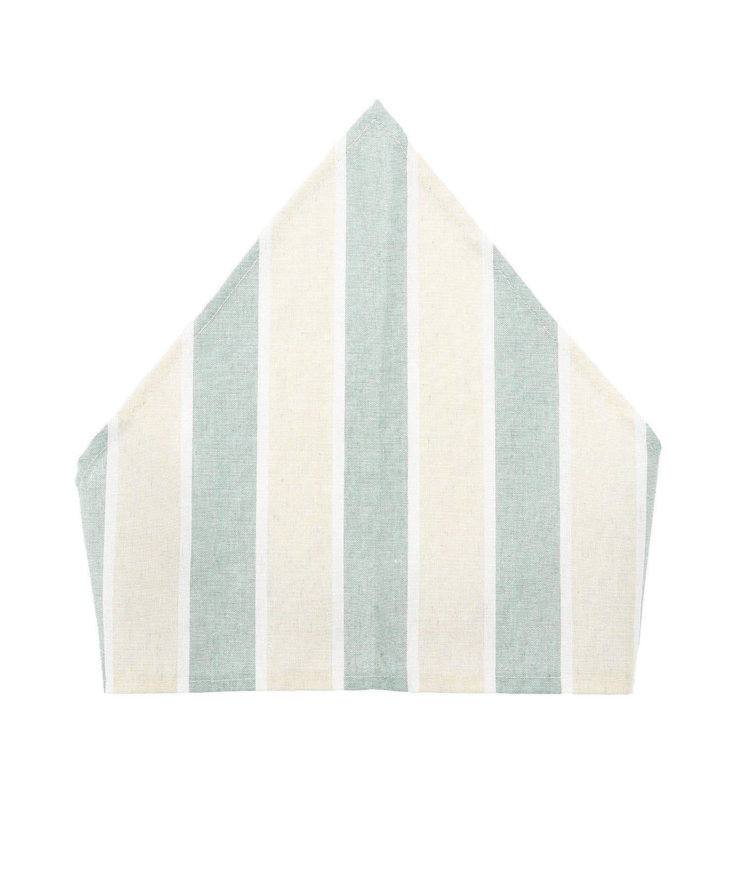 ダブルストライプキッズエプロン&三角巾セット