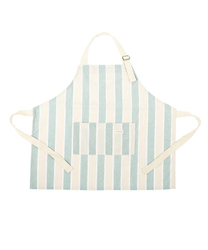 ダブルストライプキッズエプロン&三角巾セット