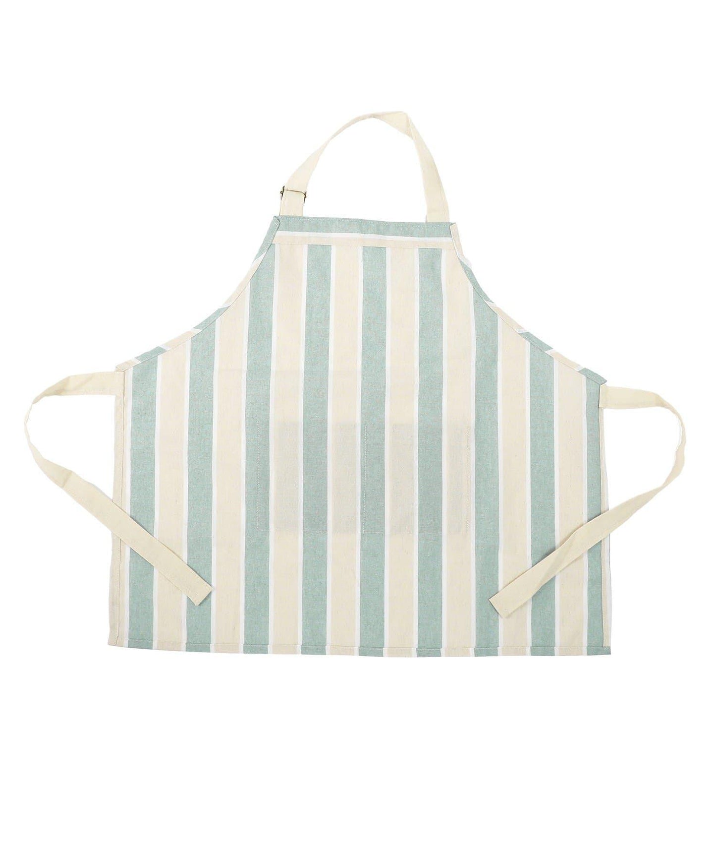 ダブルストライプキッズエプロン&三角巾セット