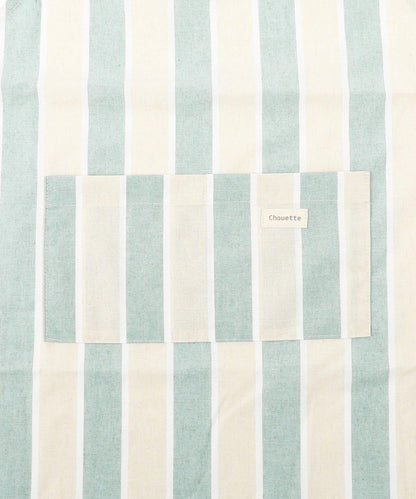 ダブルストライプキッズエプロン&三角巾セット