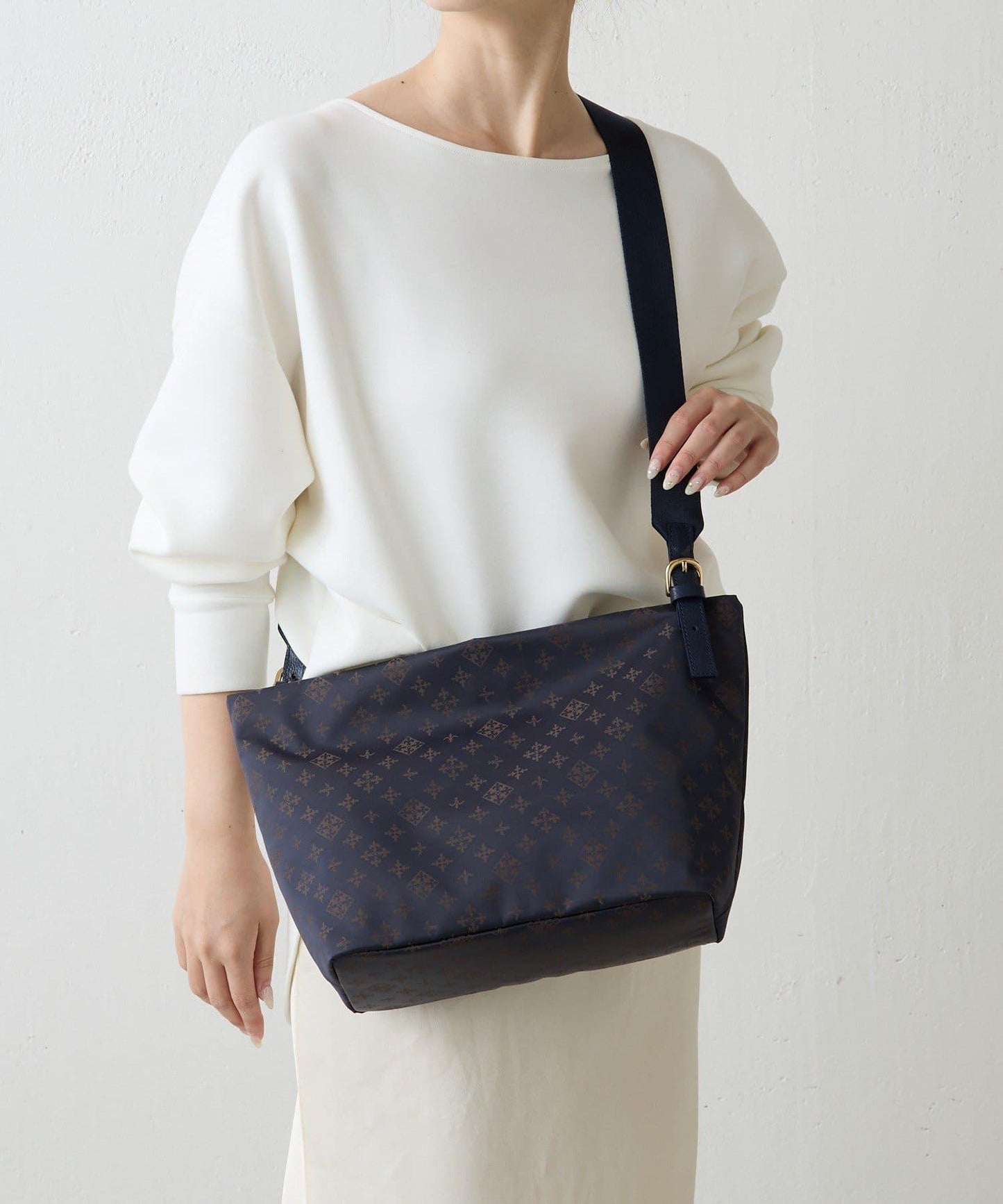 尼龍提花雙用單手柄托特包