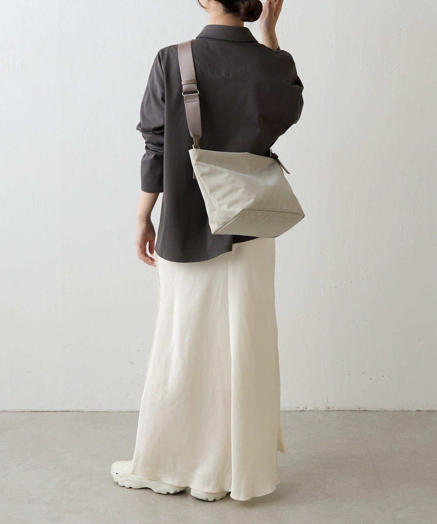 尼龍提花雙用單手柄托特包