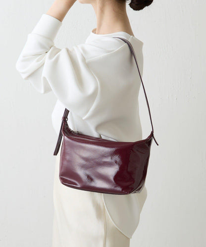 漆皮單肩包