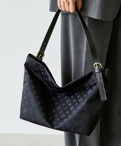 尼龍提花雙用單手柄托特包