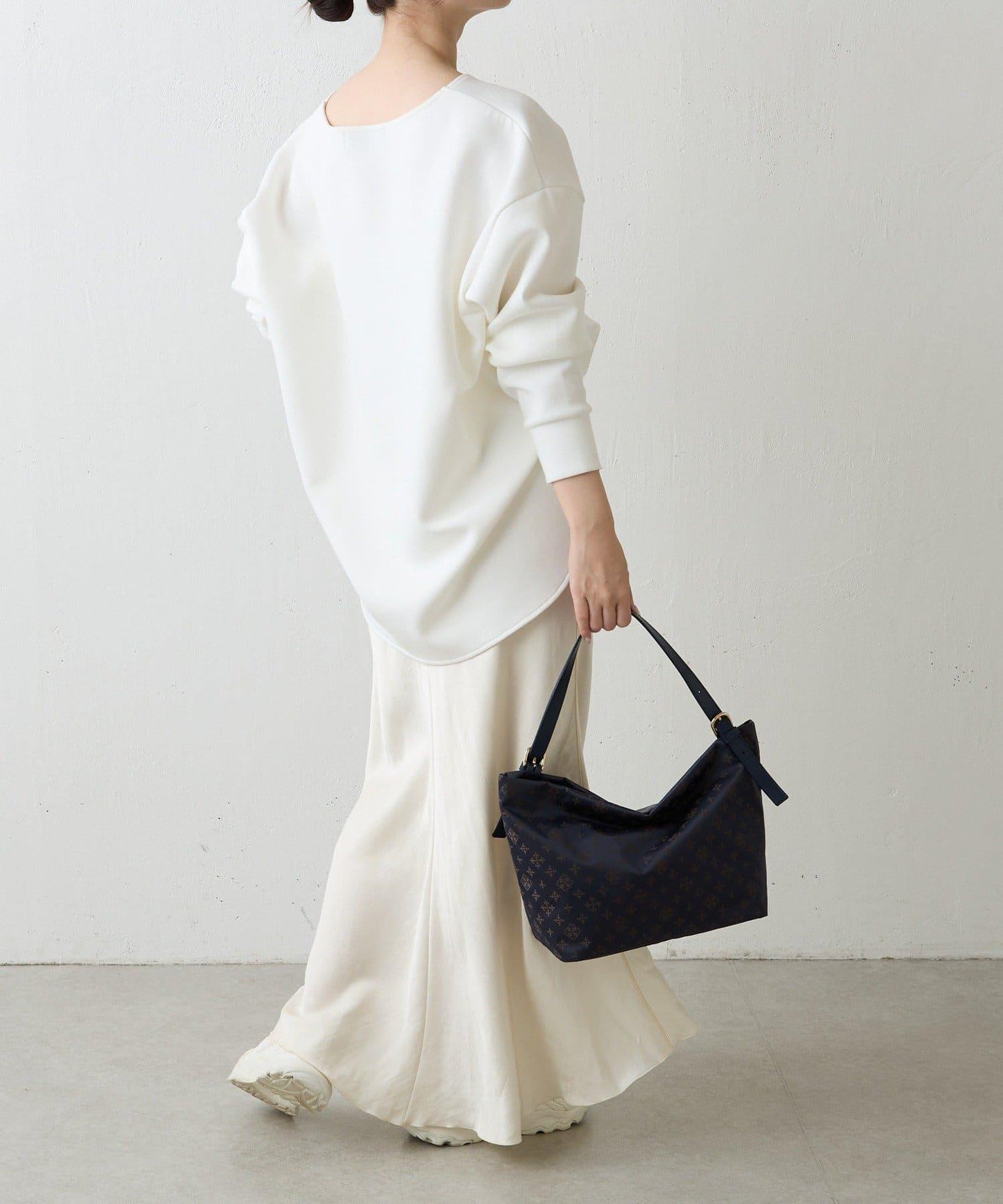 尼龍提花雙用單手柄托特包