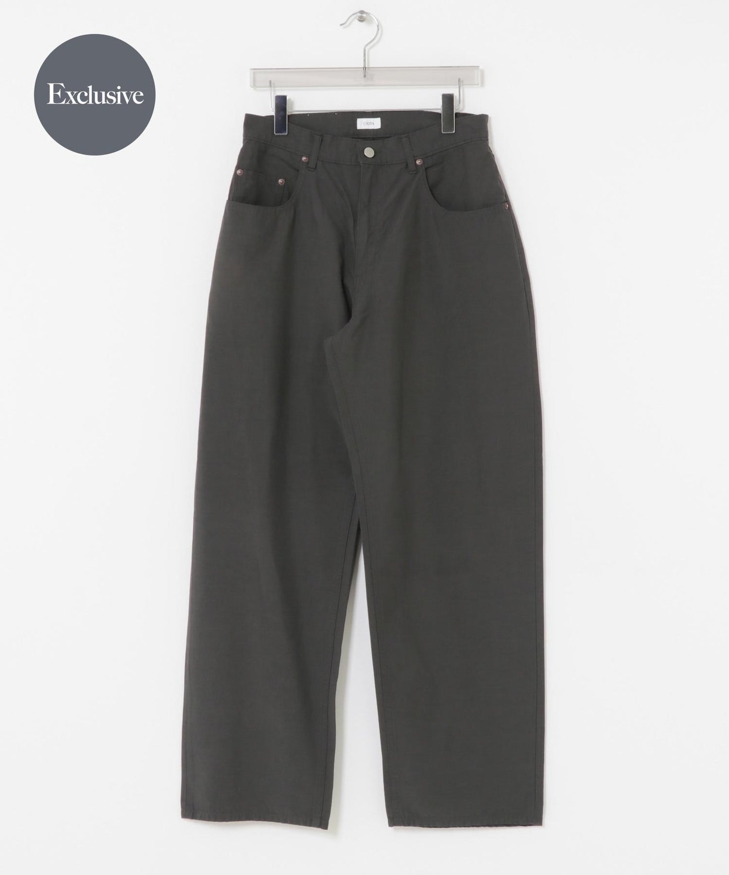 『聯名』CIOTA×URBAN RESEARCH 棉混寬鬆五袋褲