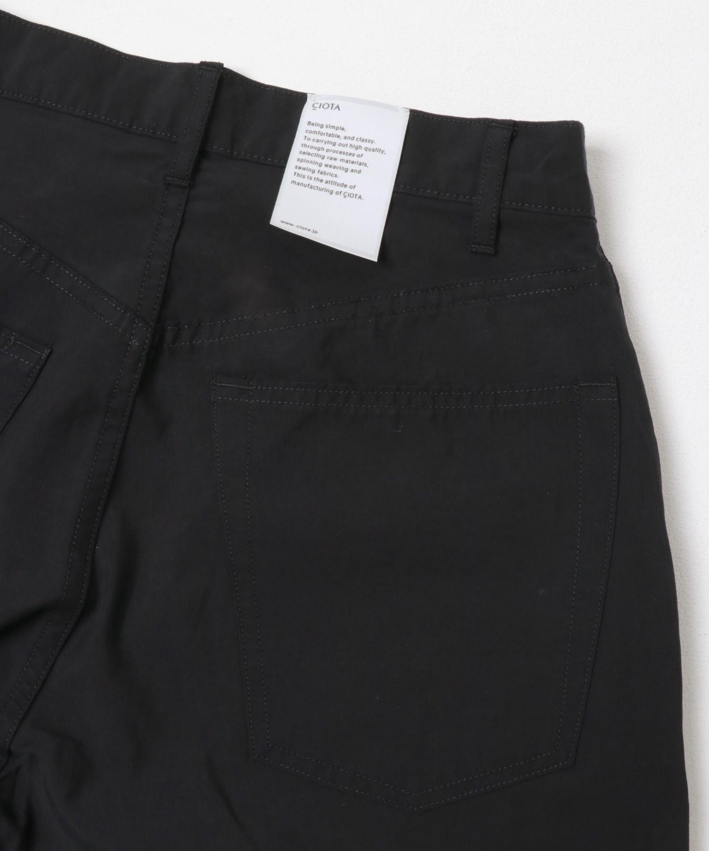 『聯名』CIOTA×URBAN RESEARCH 棉混寬鬆五袋褲