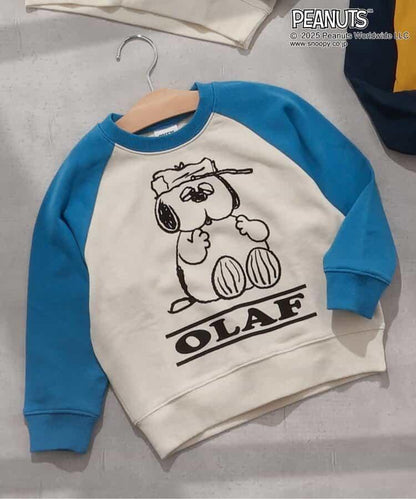 《PEANUTS》聯名插肩袖衛衣