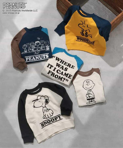 《PEANUTS》聯名插肩袖衛衣