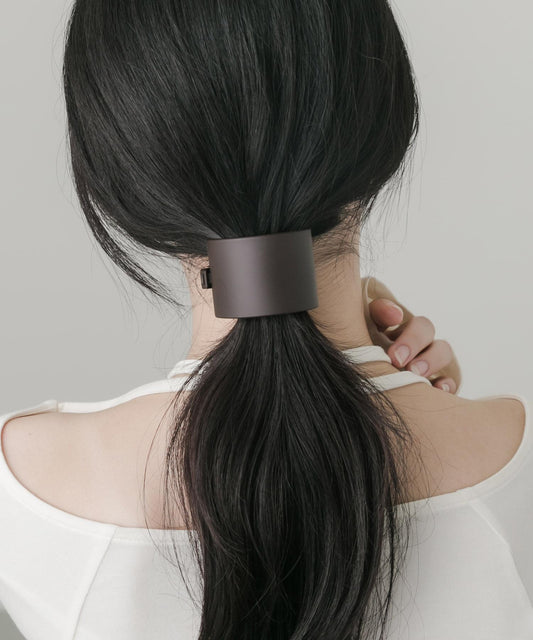 啞光弧形髮夾