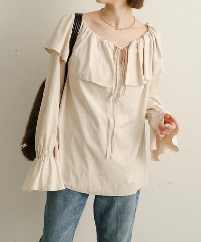 荷葉邊襯衫