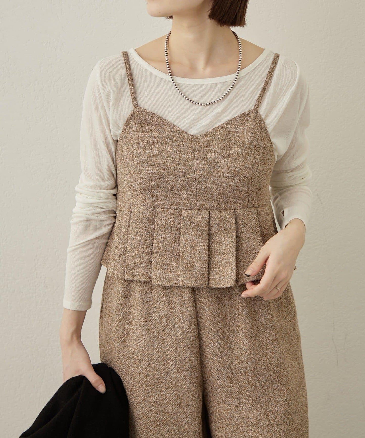 【可成套穿著◎】粗花呢吊帶背心