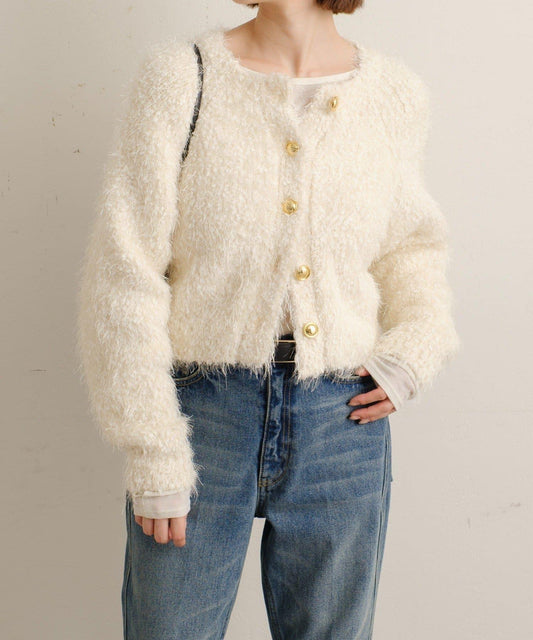 亮片混紡針織開衫