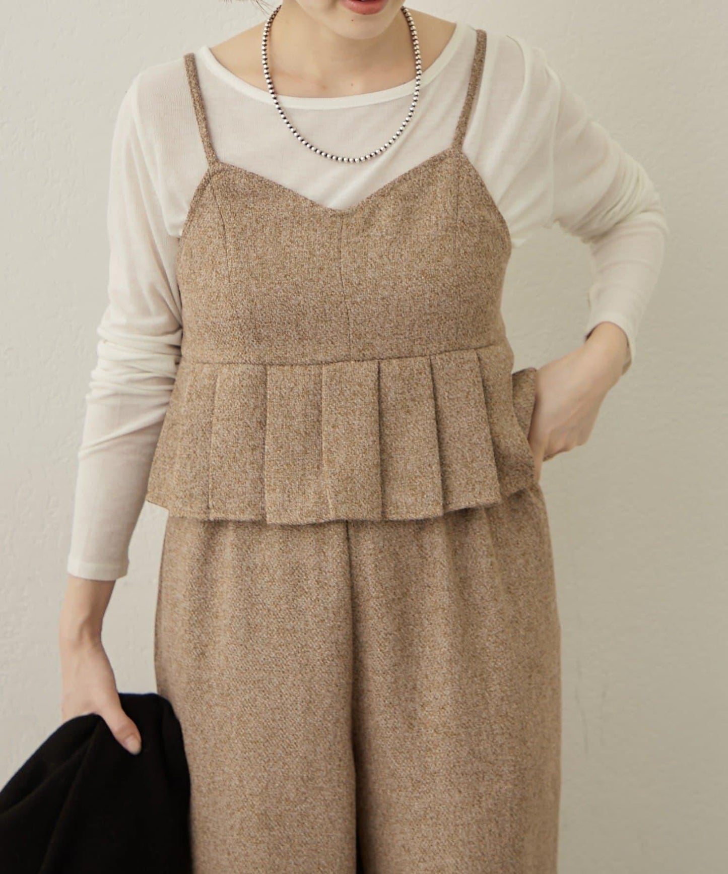 【可成套穿著◎】粗花呢吊帶背心