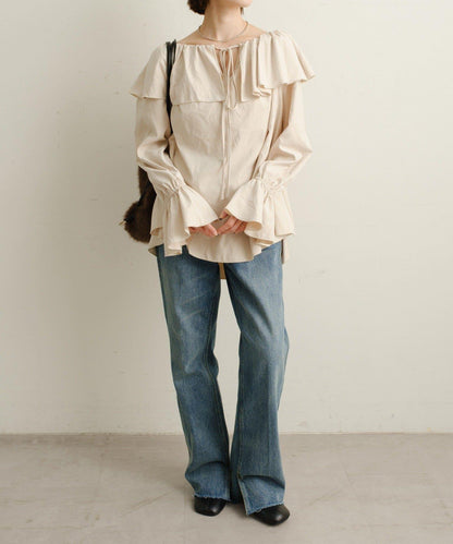 荷葉邊襯衫