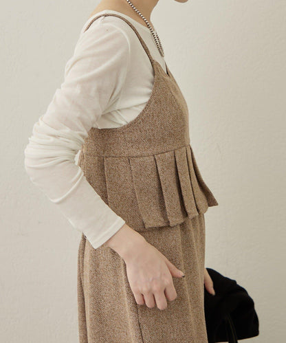 【可成套穿著◎】粗花呢吊帶背心