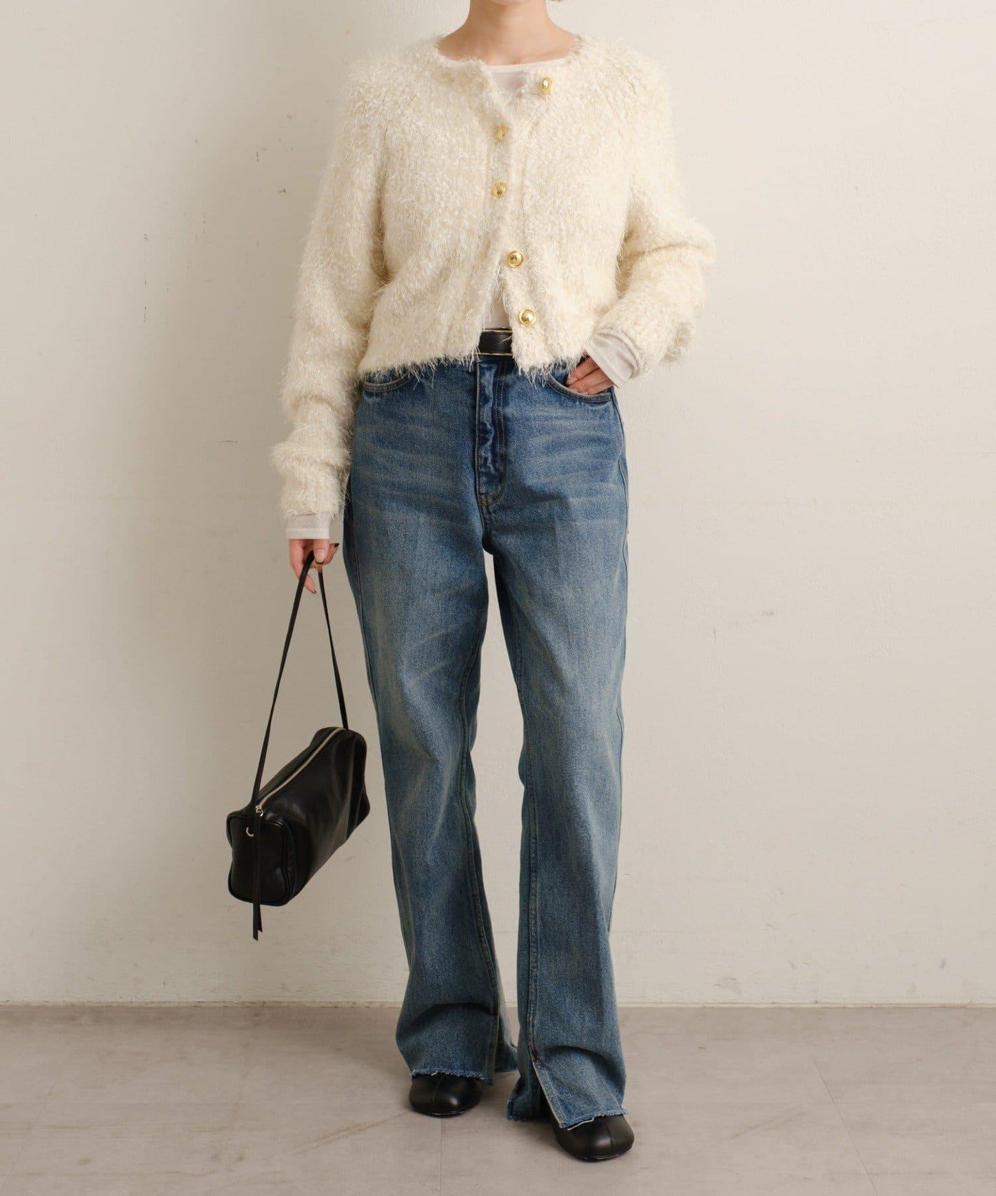 亮片混紡針織開衫