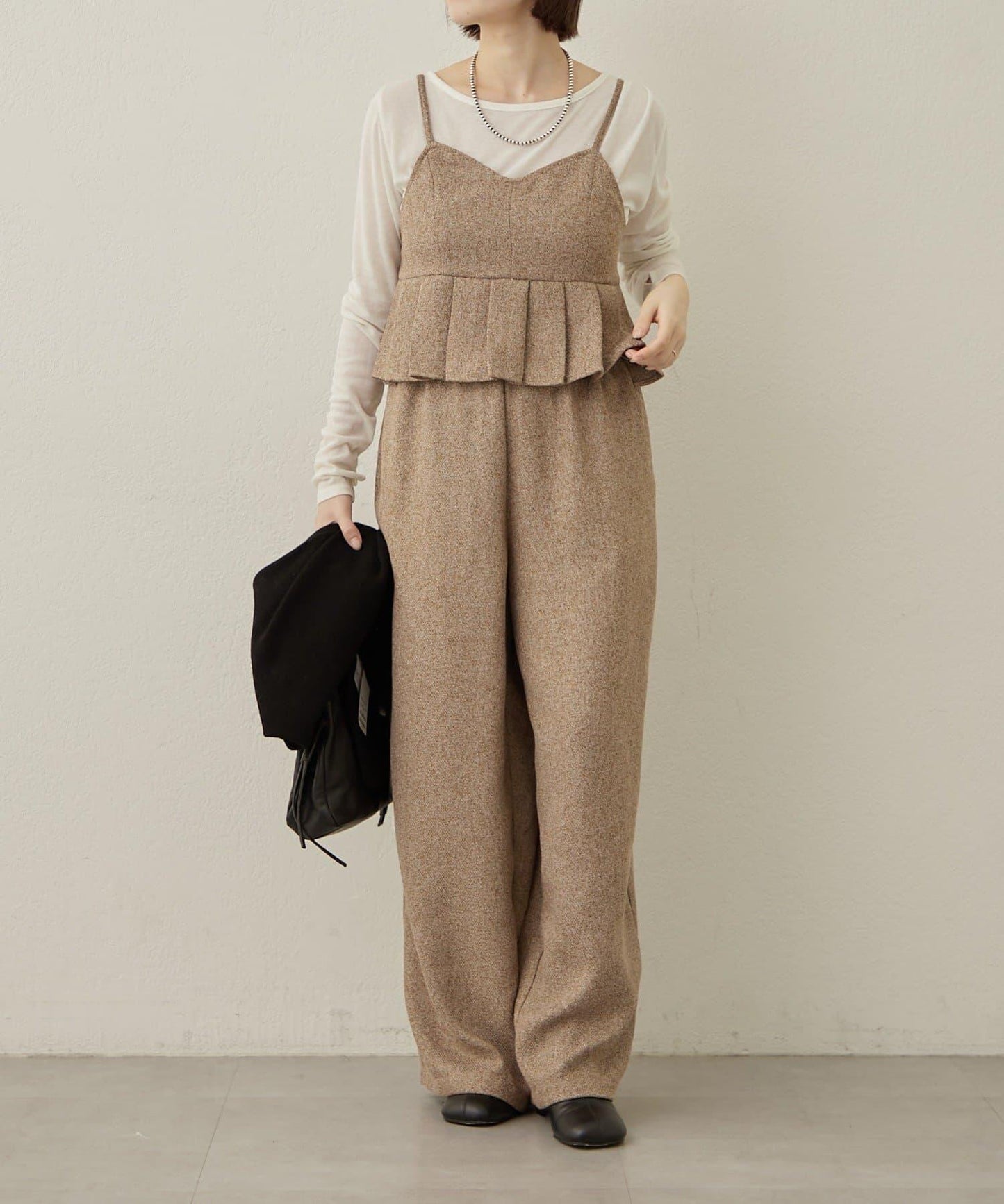 【可成套穿著◎】粗花呢吊帶背心