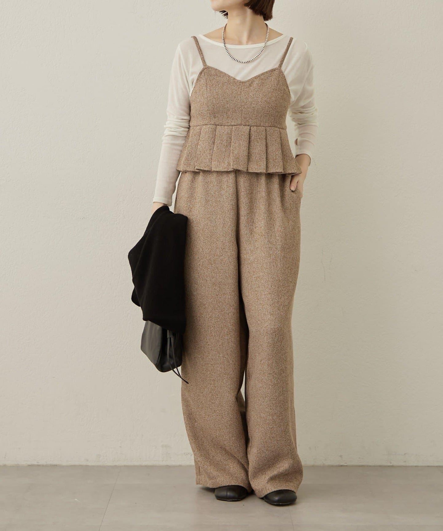 【可成套穿著◎】粗花呢吊帶背心