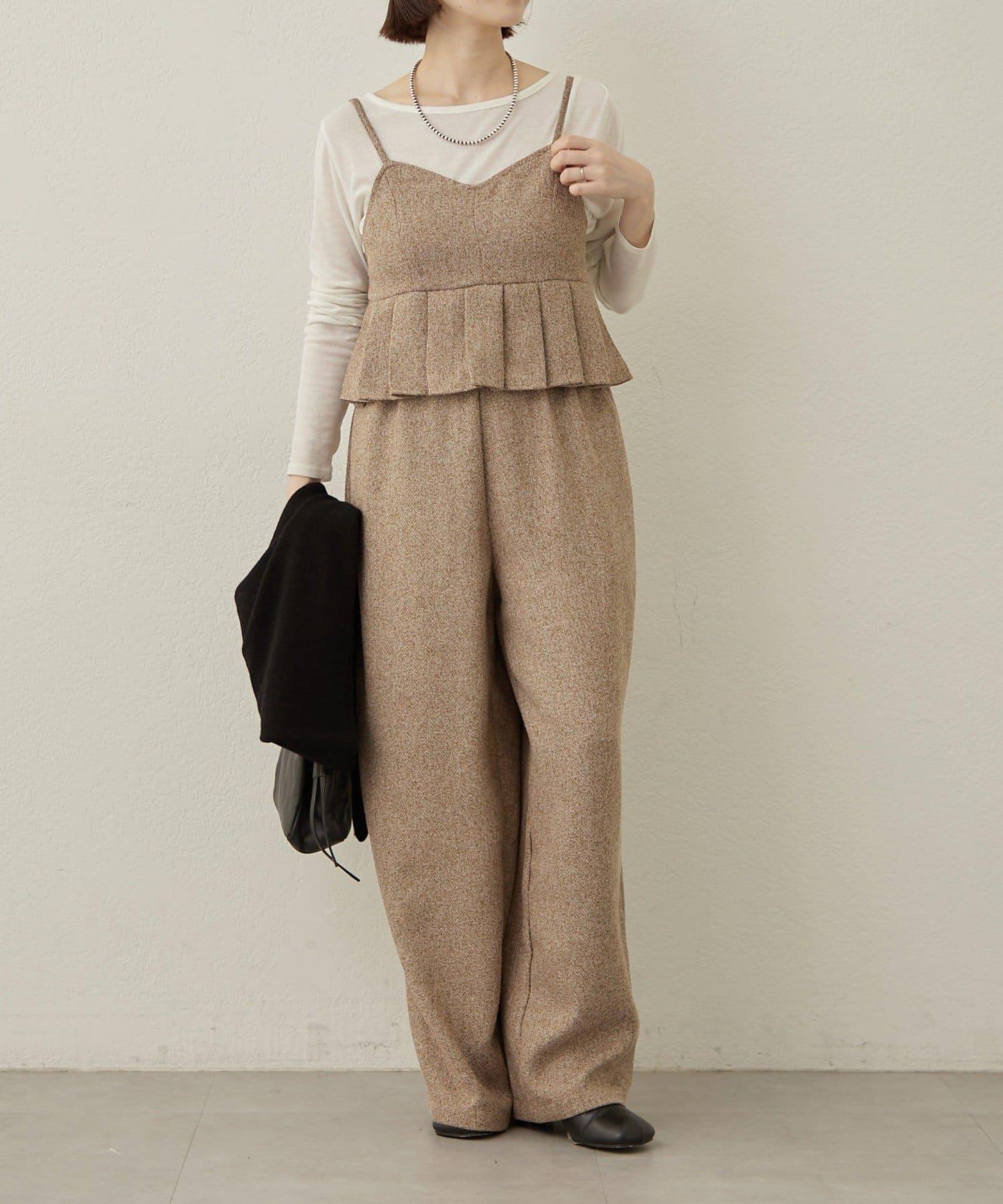 【可成套穿著◎】粗花呢吊帶背心