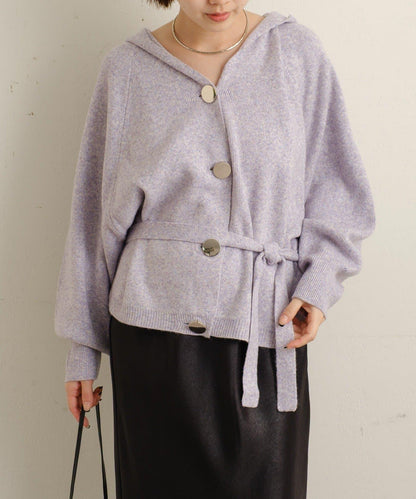連帽針織開衫