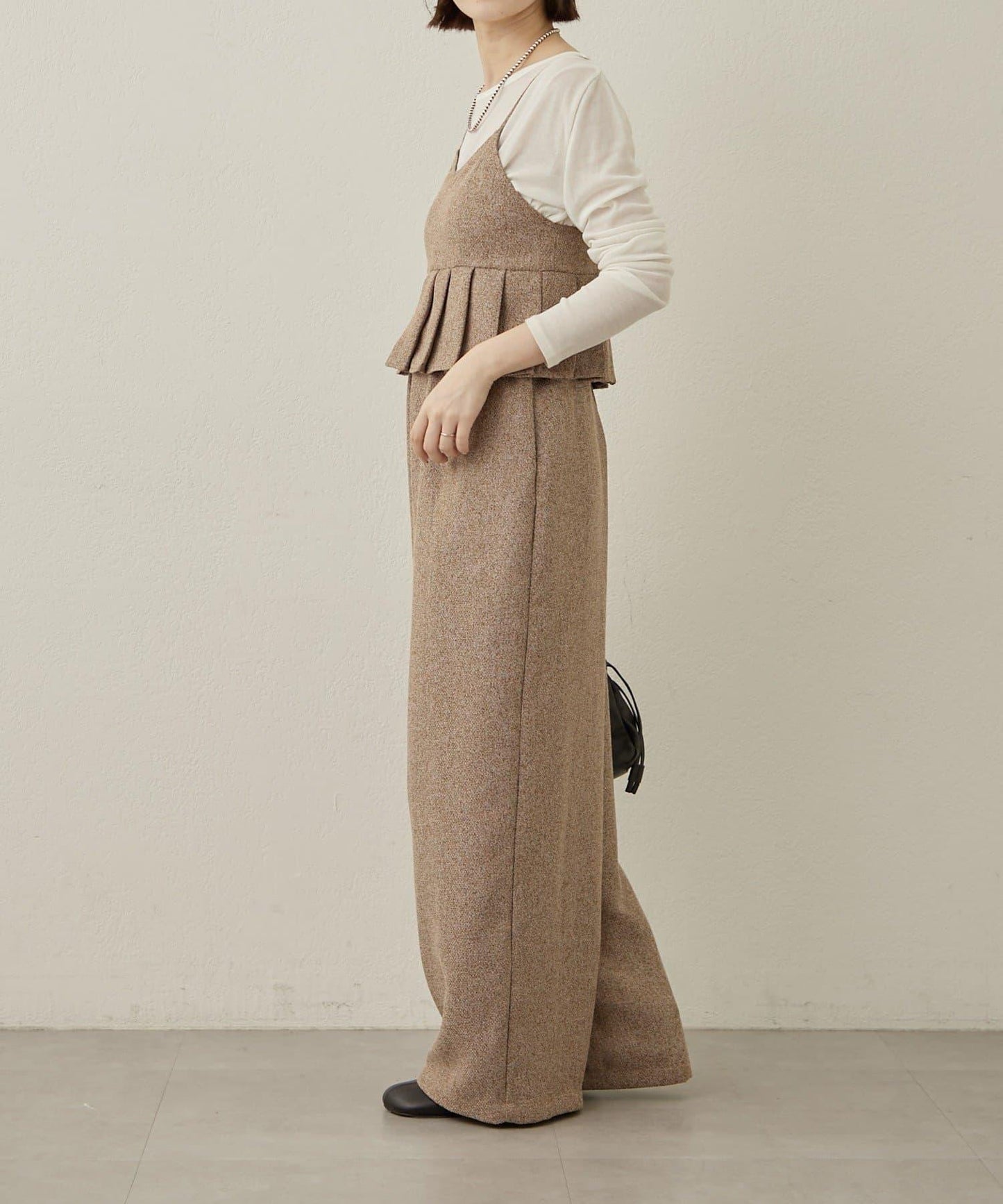 【可成套穿著◎】粗花呢吊帶背心