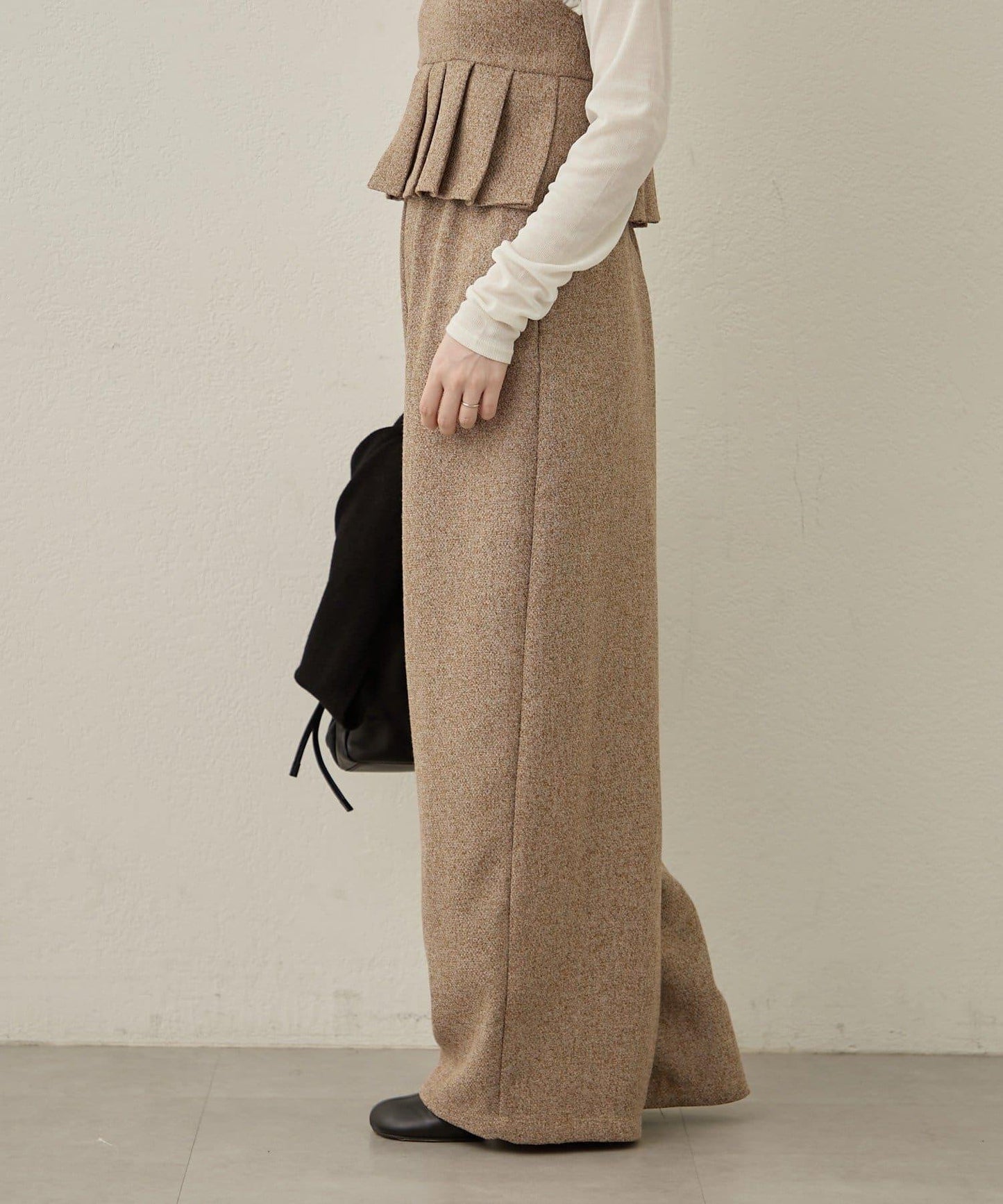 【可搭配套裝穿著◎】粗花呢休閒褲