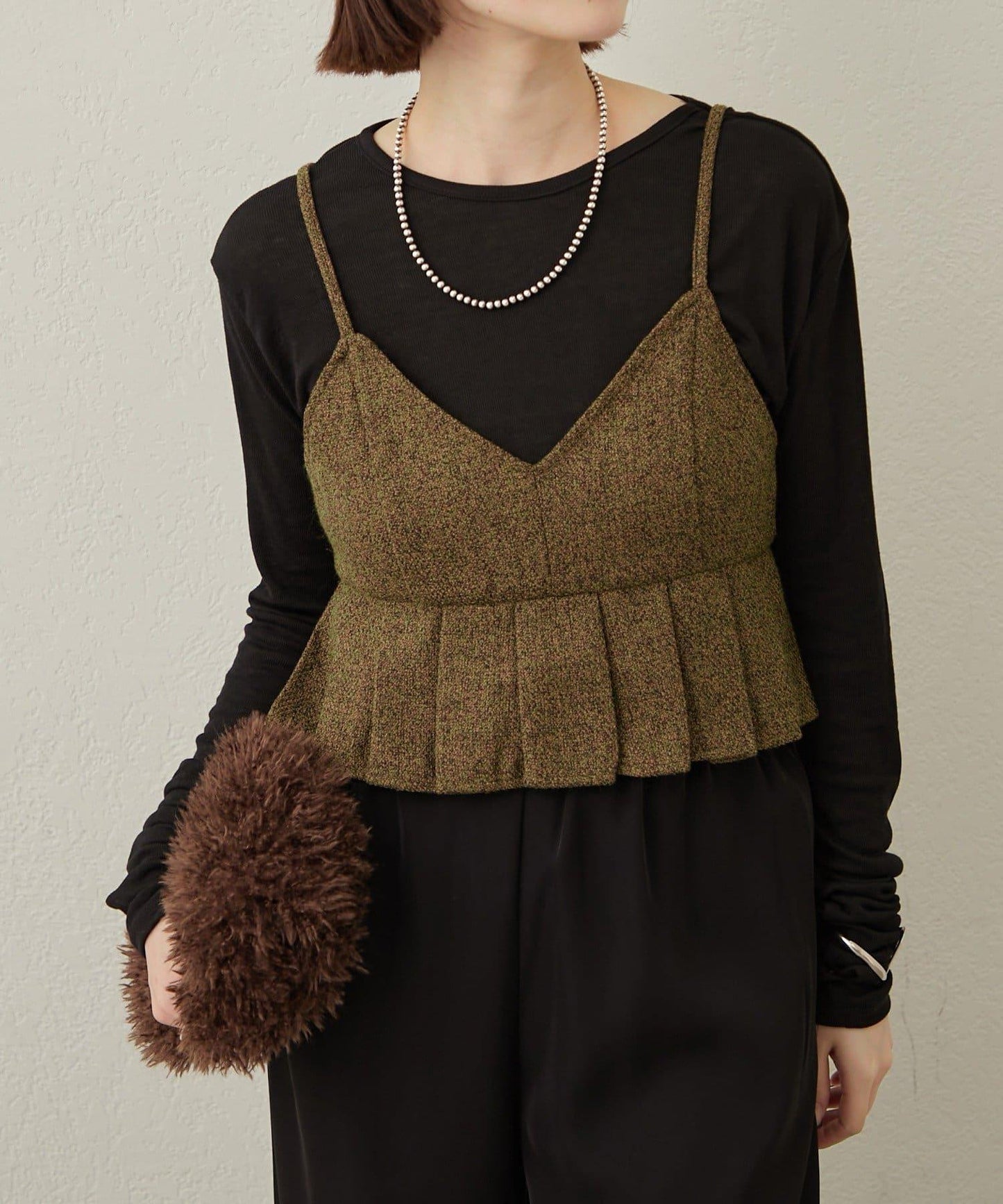 【可成套穿著◎】粗花呢吊帶背心