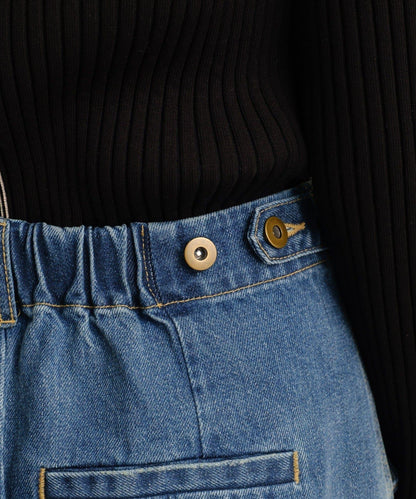 雙褶牛仔褲