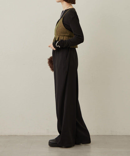 【可成套穿著◎】粗花呢吊帶背心