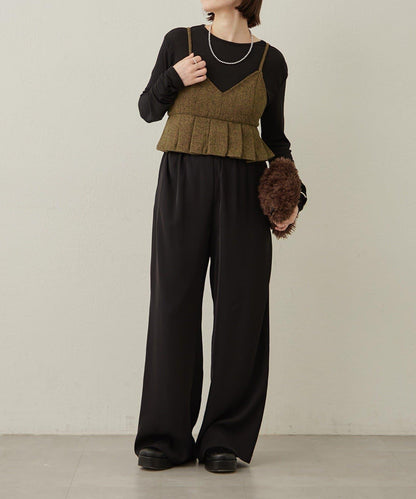 【可成套穿著◎】粗花呢吊帶背心