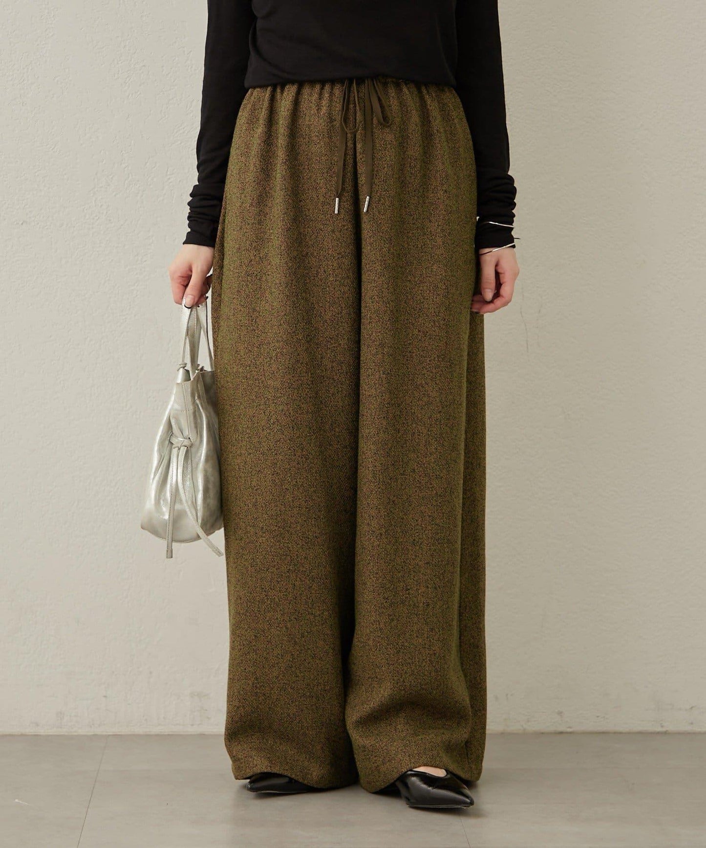 【可搭配套裝穿著◎】粗花呢休閒褲