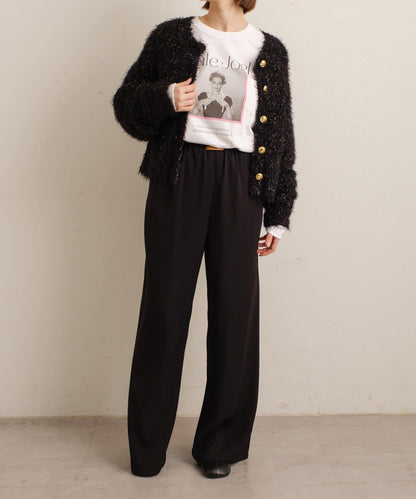 Omekashi 亮絲摩爾針織開衫