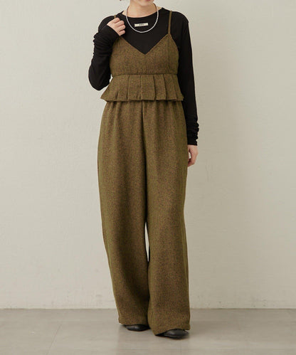 【可成套穿著◎】粗花呢吊帶背心