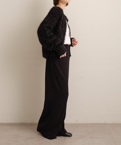 Omekashi 亮絲摩爾針織開衫