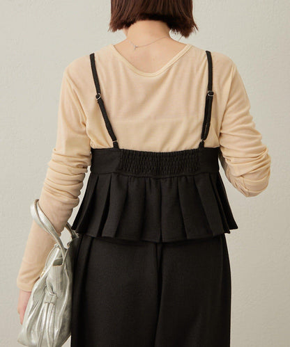 【可成套穿著◎】粗花呢吊帶背心