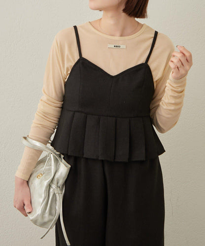 【可成套穿著◎】粗花呢吊帶背心